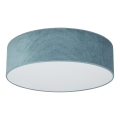 Duolla - Φωτιστικό οροφής LED CORTINA LED/26W/230V διάμετρος 45 cm 4000K τουρκουάζ