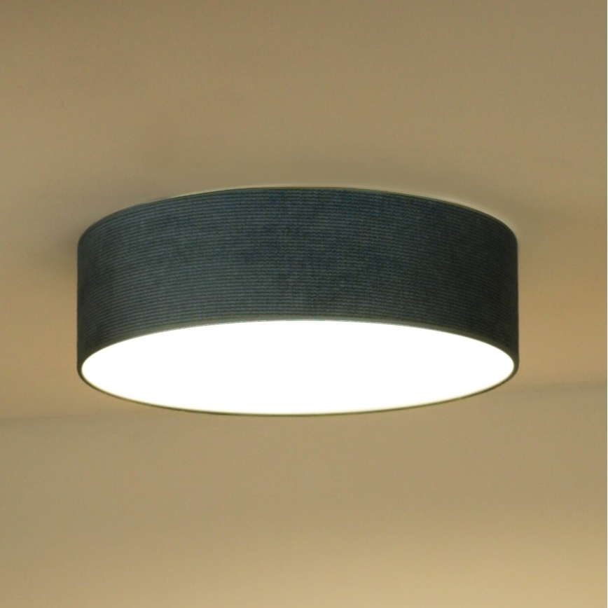 Duolla - Φωτιστικό οροφής LED CORTINA LED/26W/230V διάμετρος 45 cm 4000K τουρκουάζ