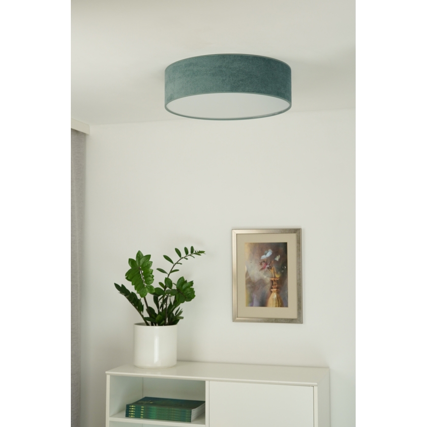 Duolla - Φωτιστικό οροφής LED CORTINA LED/26W/230V διάμετρος 45 cm 4000K τουρκουάζ