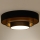 Duolla - Φωτιστικό οροφής LED LUNETA LED/26W/230V διάμετρος 60 cm 4000K μαύρο/χρυσαφί