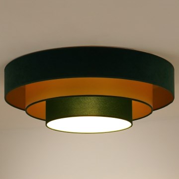 Duolla - Φωτιστικό οροφής LED LUNETA LED/26W/230V διάμετρος 60 cm 4000K πράσινο/χρυσαφί