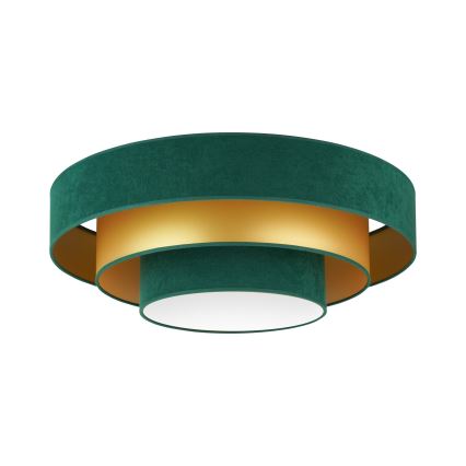 Duolla - Φωτιστικό οροφής LED LUNETA LED/26W/230V διάμετρος 60 cm 4000K πράσινο/χρυσαφί