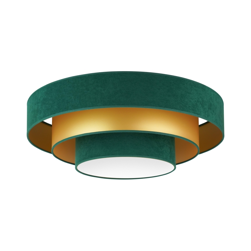 Duolla - Φωτιστικό οροφής LED LUNETA LED/26W/230V διάμετρος 60 cm 4000K πράσινο/χρυσαφί