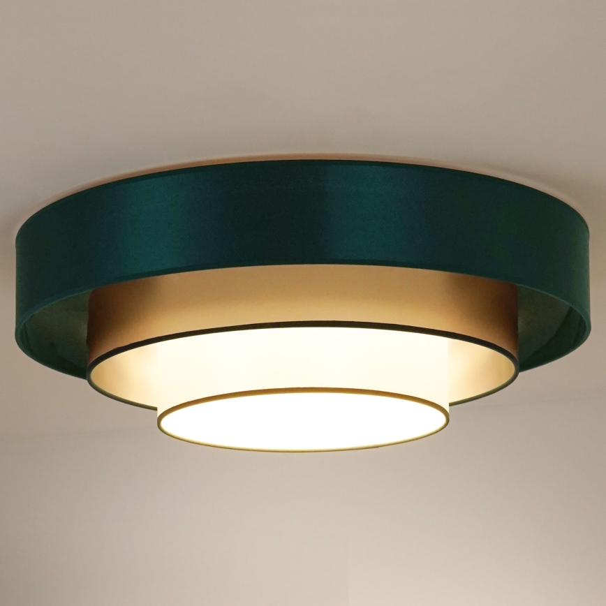 Duolla - Φωτιστικό οροφής LED LUNETA LED/26W/230V διάμετρος 60 cm 4000K πράσινο/χρυσαφί/λευκό