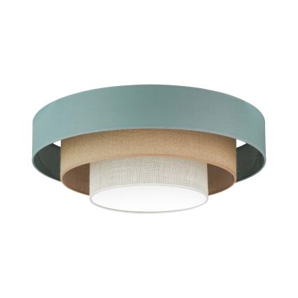 Duolla - Φωτιστικό οροφής LED LUNETA LED/26W/230V διάμετρος 60 cm 4000K τιρκουάζ/μπεζ/κρεμ