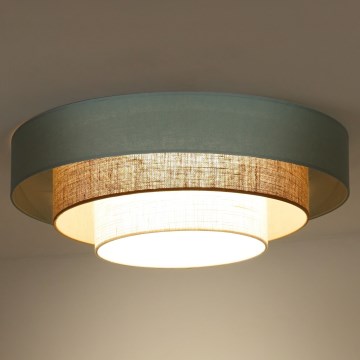 Duolla - Φωτιστικό οροφής LED LUNETA LED/26W/230V διάμετρος 60 cm 4000K τιρκουάζ/μπεζ/κρεμ
