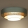 Duolla - Φωτιστικό οροφής LED LUNETA LED/26W/230V διάμετρος 60 cm 4000K τιρκουάζ/μπεζ/κρεμ