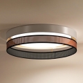 Duolla - Φωτιστικό οροφής LED ROLLER DUO SHINY LED/24W/230V διάμετρος 45 cm λευκό/χαλκός