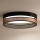 Duolla - Φωτιστικό οροφής LED ROLLER DUO SHINY LED/24W/230V διάμετρος 45 cm μαύρο/χαλκός