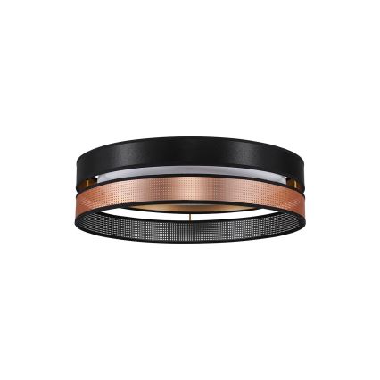 Duolla - Φωτιστικό οροφής LED ROLLER DUO SHINY LED/24W/230V διάμετρος 45 cm μαύρο/χαλκός