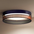 Duolla - Φωτιστικό οροφής LED ROLLER DUO SHINY LED/24W/230V διάμετρος 45 cm μπλε/χαλκός