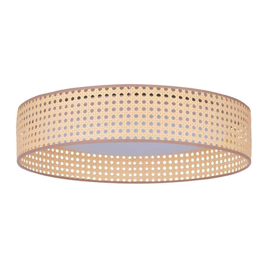 Duolla - Φωτιστικό οροφής LED ROLLER LED/24W/230V διάμετρος 45 cm rattan