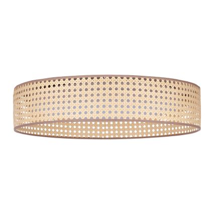 Duolla - Φωτιστικό οροφής LED ROLLER LED/24W/230V διάμετρος 45 cm rattan