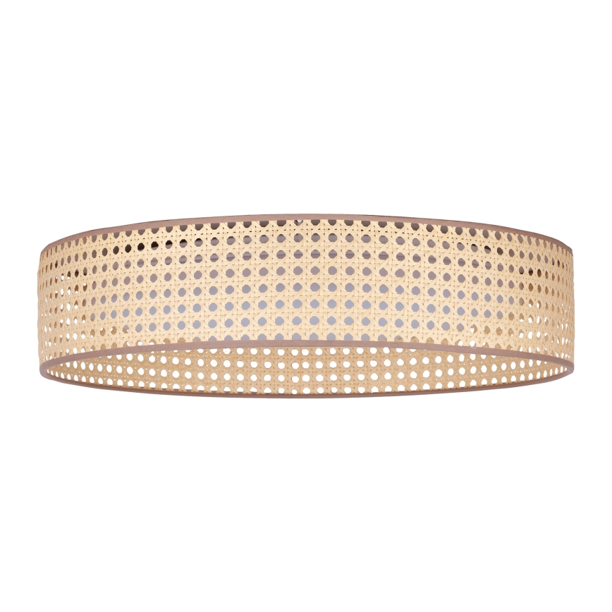 Duolla - Φωτιστικό οροφής LED ROLLER LED/24W/230V διάμετρος 45 cm rattan