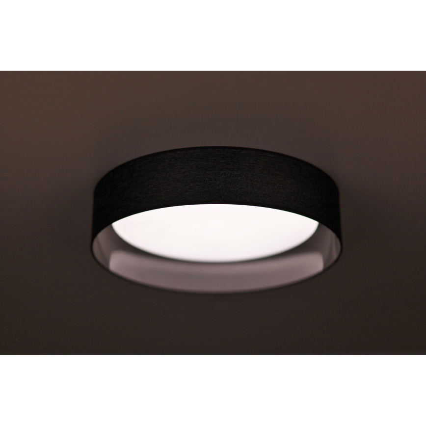 Duolla - Φωτιστικό οροφής LED ROLLER LED/24W/230V διάμετρος 45 cm ανθρακί