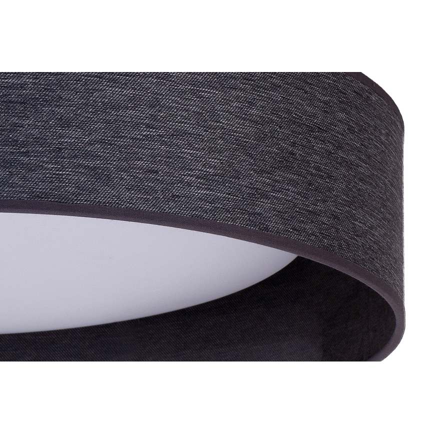 Duolla - Φωτιστικό οροφής LED ROLLER LED/24W/230V διάμετρος 45 cm ανθρακί