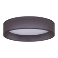 Duolla - Φωτιστικό οροφής LED ROLLER LED/24W/230V διάμετρος 45 cm ανθρακί