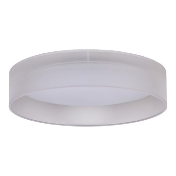 Duolla - Φωτιστικό οροφής LED ROLLER LED/24W/230V διάμετρος 45 cm ανοιχτό γκρι