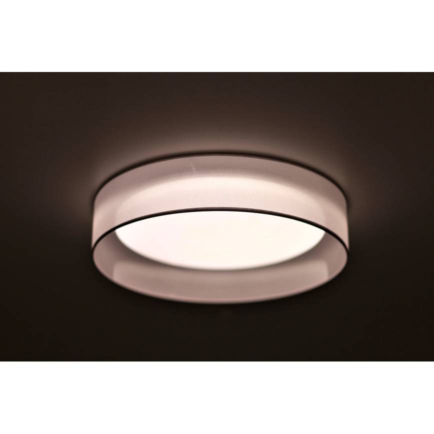 Duolla - Φωτιστικό οροφής LED ROLLER LED/24W/230V διάμετρος 45 cm ανοιχτό γκρι