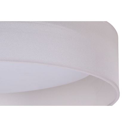 Duolla - Φωτιστικό οροφής LED ROLLER LED/24W/230V διάμετρος 45 cm ανοιχτό γκρι