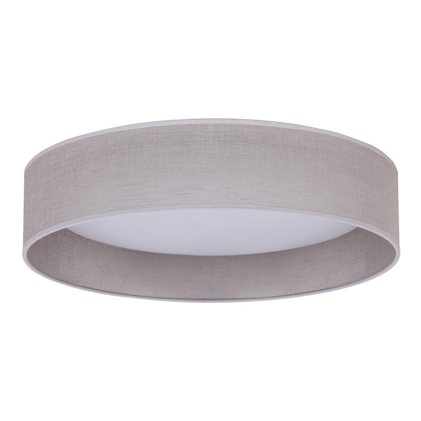 Duolla - Φωτιστικό οροφής LED ROLLER LED/24W/230V διάμετρος 45 cm ανοιχτό γκρι