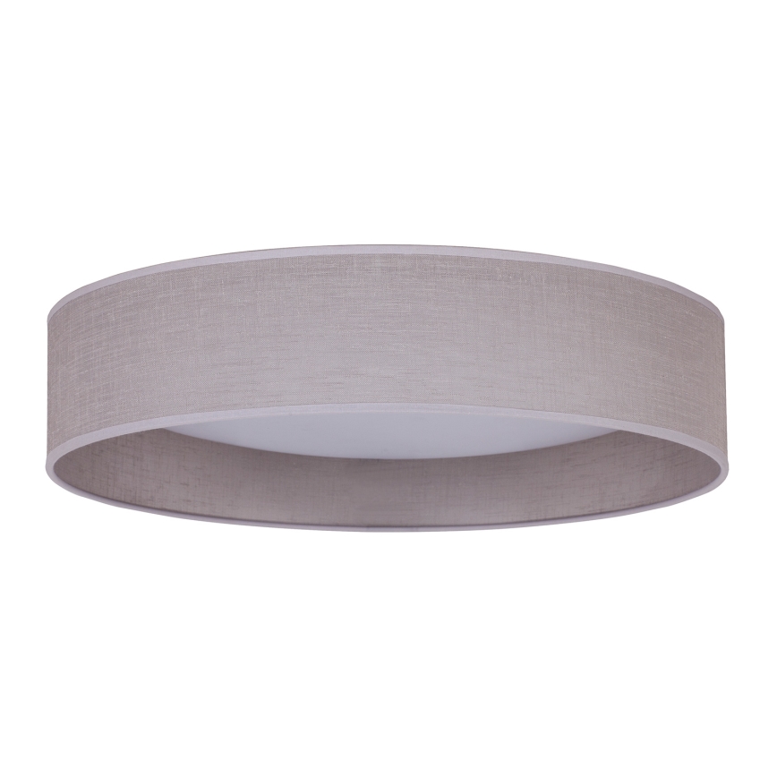 Duolla - Φωτιστικό οροφής LED ROLLER LED/24W/230V διάμετρος 45 cm ανοιχτό γκρι