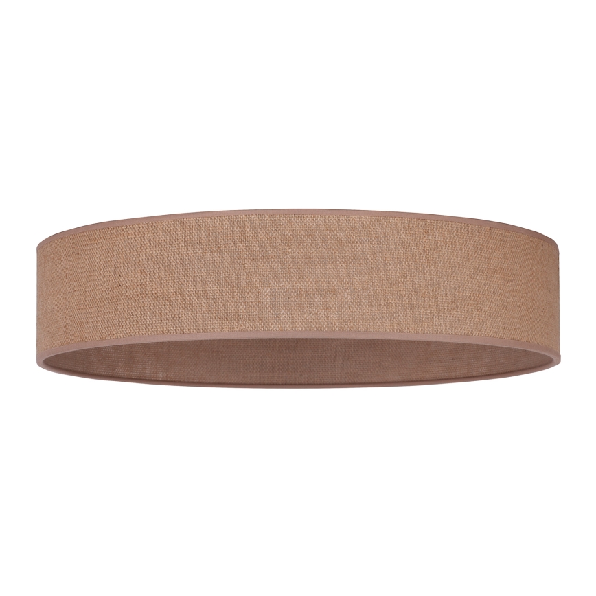 Duolla - Φωτιστικό οροφής LED ROLLER LED/24W/230V διάμετρος 45 cm ανοιχτό καφέ