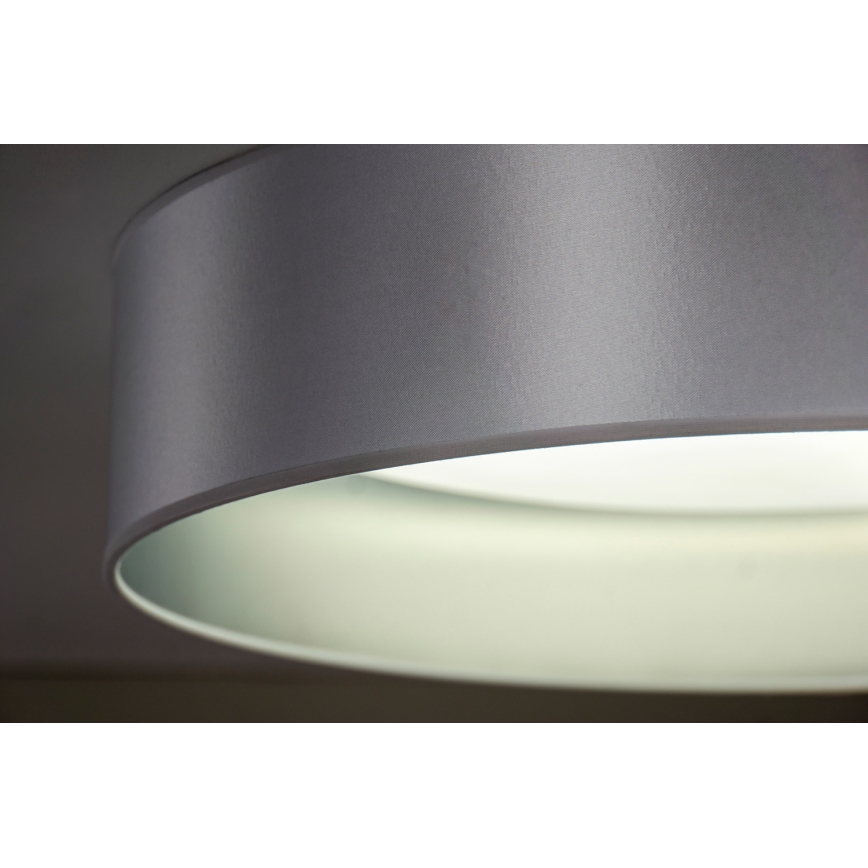 Duolla - Φωτιστικό οροφής LED ROLLER LED/24W/230V διάμετρος 45 cm ασημί