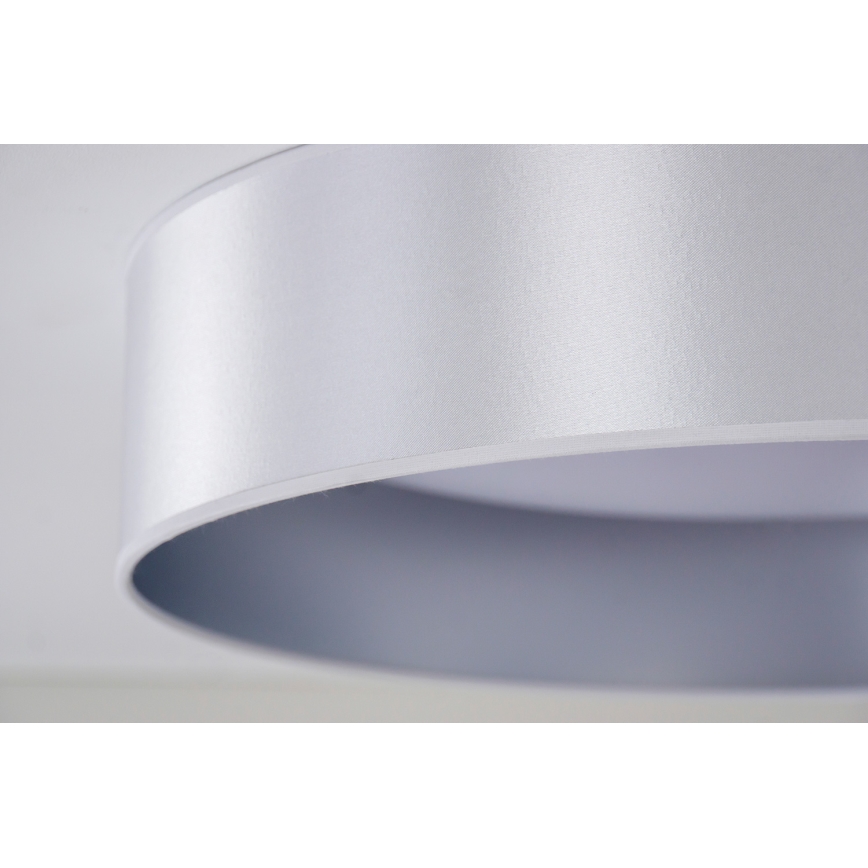 Duolla - Φωτιστικό οροφής LED ROLLER LED/24W/230V διάμετρος 45 cm ασημί