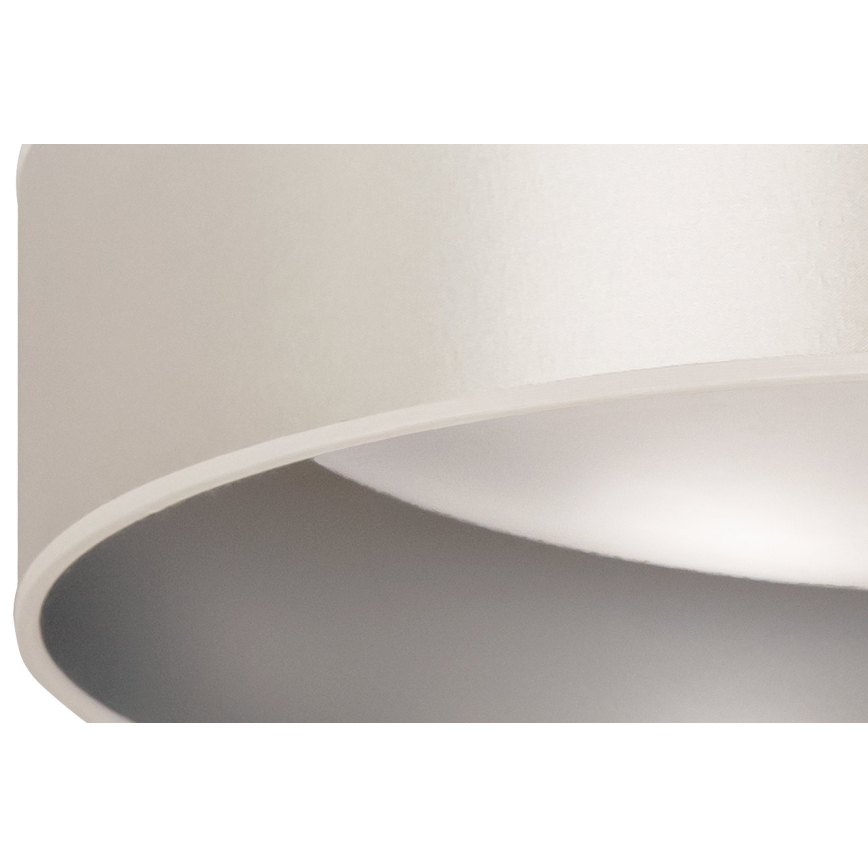 Duolla - Φωτιστικό οροφής LED ROLLER LED/24W/230V διάμετρος 45 cm ασημί