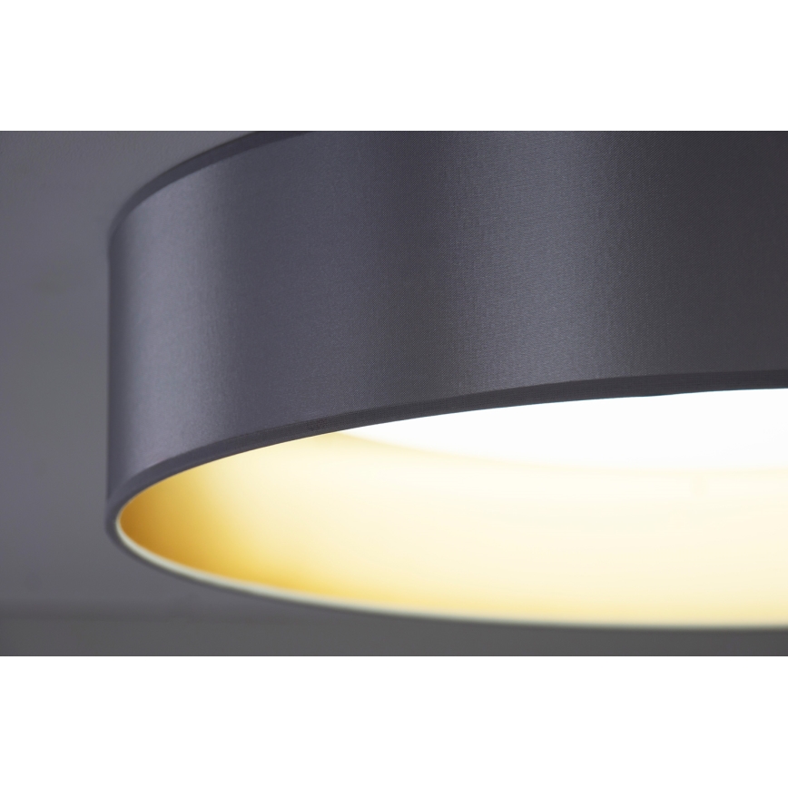 Duolla - Φωτιστικό οροφής LED ROLLER LED/24W/230V διάμετρος 45 cm ασημί/χρυσό