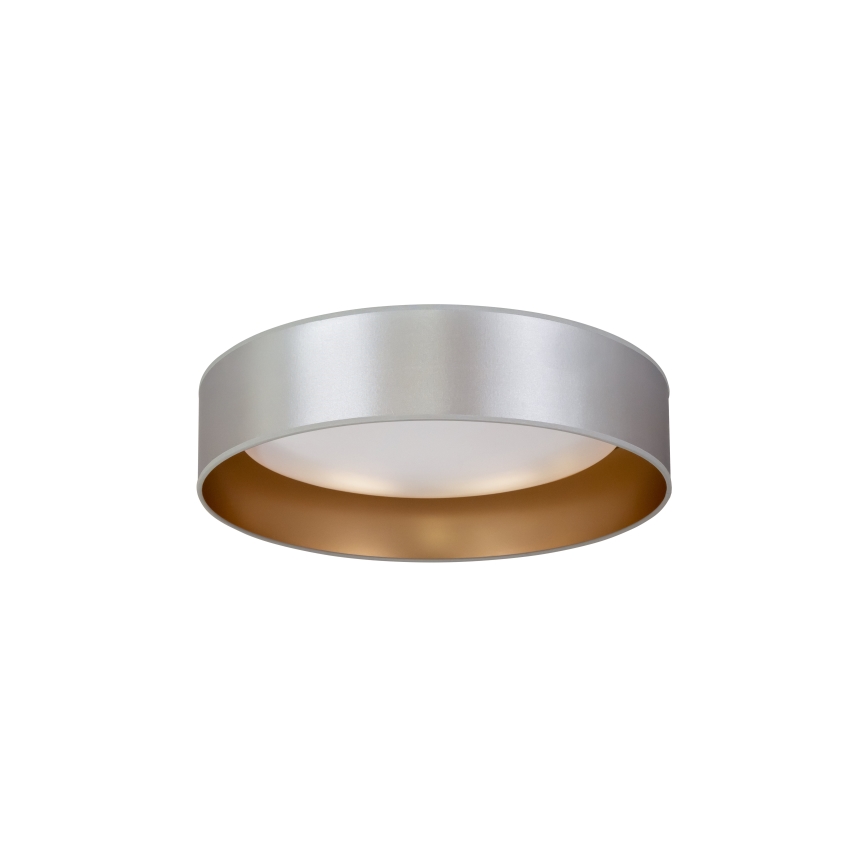 Duolla - Φωτιστικό οροφής LED ROLLER LED/24W/230V διάμετρος 45 cm ασημί/χρυσό