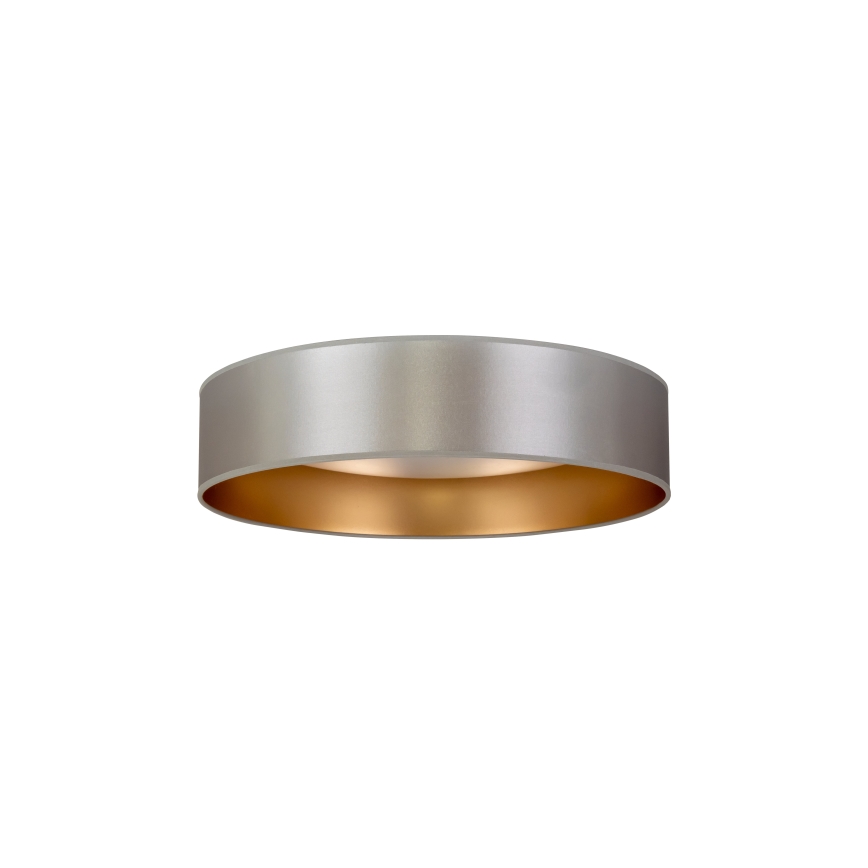 Duolla - Φωτιστικό οροφής LED ROLLER LED/24W/230V διάμετρος 45 cm ασημί/χρυσό