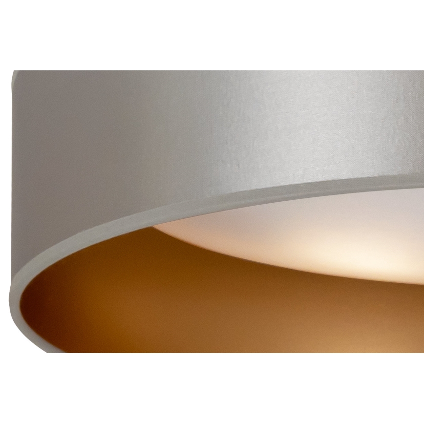 Duolla - Φωτιστικό οροφής LED ROLLER LED/24W/230V διάμετρος 45 cm ασημί/χρυσό