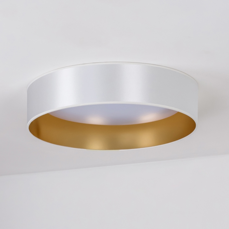 Duolla - Φωτιστικό οροφής LED ROLLER LED/24W/230V διάμετρος 45 cm ασημί/χρυσό