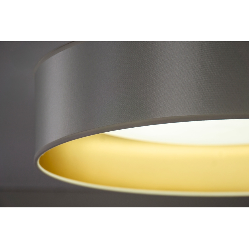 Duolla - Φωτιστικό οροφής LED ROLLER LED/24W/230V διάμετρος 45 cm ασημί/χρυσό