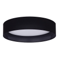 Duolla - Φωτιστικό οροφής LED ROLLER LED/24W/230V διάμετρος 45 cm μαύρο