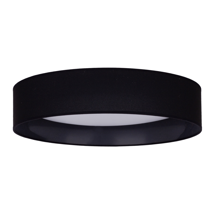 Duolla - Φωτιστικό οροφής LED ROLLER LED/24W/230V διάμετρος 45 cm μαύρο