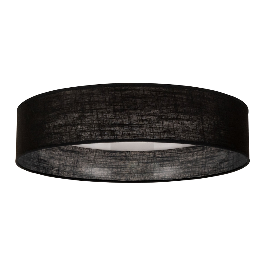 Duolla - Φωτιστικό οροφής LED ROLLER LED/24W/230V διάμετρος 45 cm μαύρο