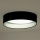 Duolla - Φωτιστικό οροφής LED ROLLER LED/24W/230V διάμετρος 45 cm μαύρο/ασημί