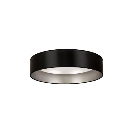 Duolla - Φωτιστικό οροφής LED ROLLER LED/24W/230V διάμετρος 45 cm μαύρο/ασημί
