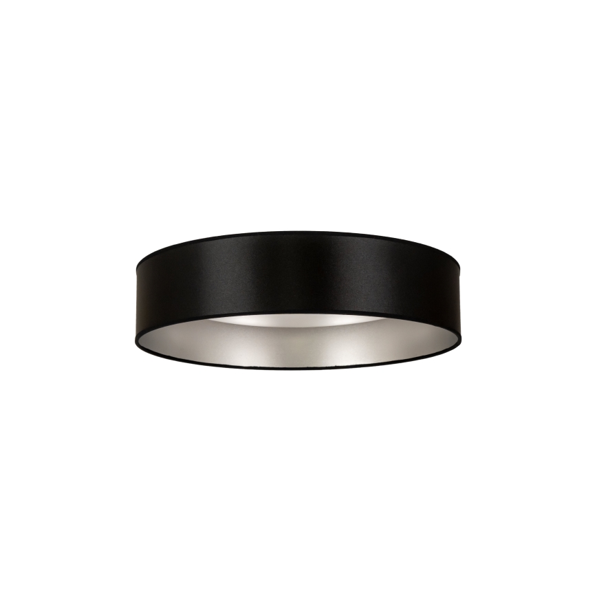 Duolla - Φωτιστικό οροφής LED ROLLER LED/24W/230V διάμετρος 45 cm μαύρο/ασημί