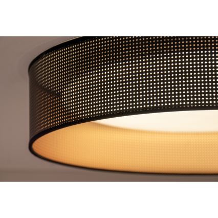 Duolla - Φωτιστικό οροφής LED ROLLER LED/24W/230V διάμετρος 45 cm μαύρο/χαλκός