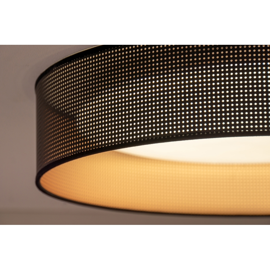 Duolla - Φωτιστικό οροφής LED ROLLER LED/24W/230V διάμετρος 45 cm μαύρο/χαλκός