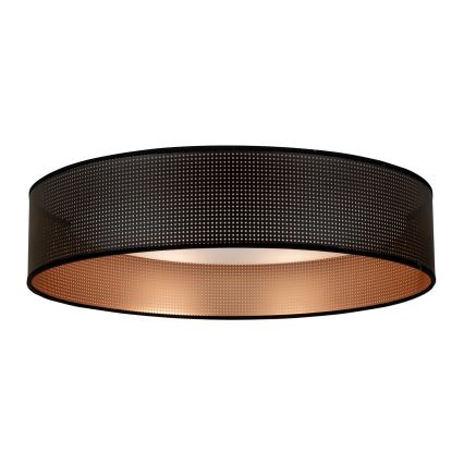 Duolla - Φωτιστικό οροφής LED ROLLER LED/24W/230V διάμετρος 45 cm μαύρο/χαλκός