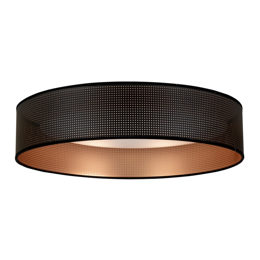 Duolla - Φωτιστικό οροφής LED ROLLER LED/24W/230V διάμετρος 45 cm μαύρο/χαλκός