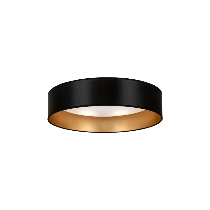 Duolla - Φωτιστικό οροφής LED ROLLER LED/24W/230V διάμετρος 45 cm μαύρο/χρυσό