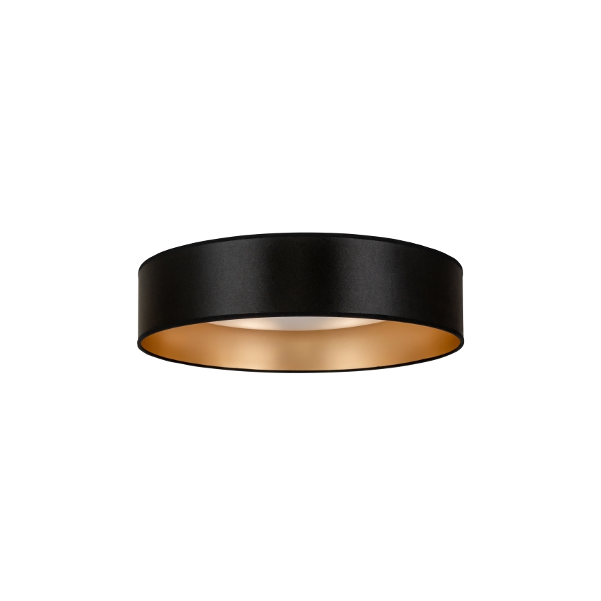 Duolla - Φωτιστικό οροφής LED ROLLER LED/24W/230V διάμετρος 45 cm μαύρο/χρυσό