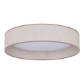 Duolla - Φωτιστικό οροφής LED ROLLER LED/24W/230V διάμετρος 45 cm μπεζ