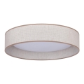 Duolla - Φωτιστικό οροφής LED ROLLER LED/24W/230V διάμετρος 45 cm μπεζ